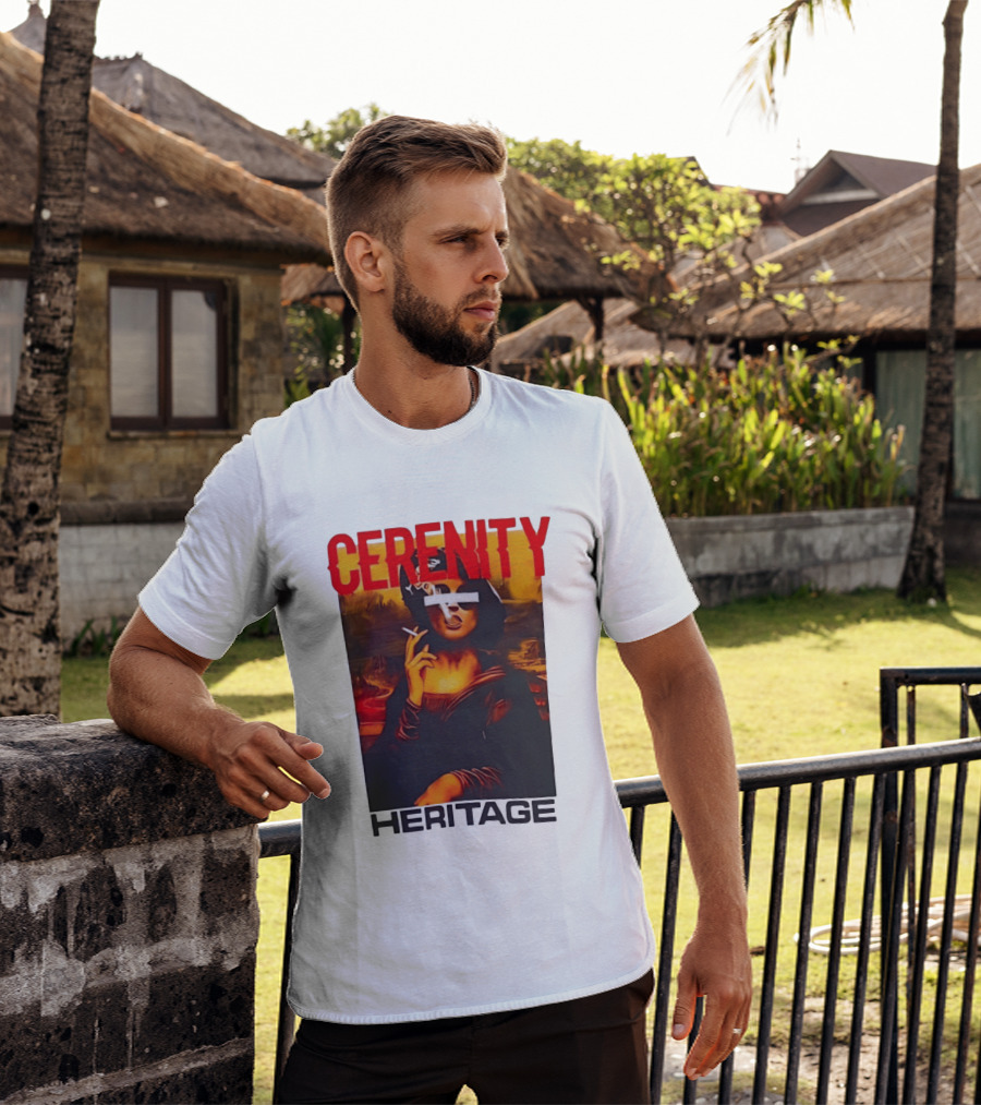 Cerenity Heritage Mona Lisa Smoking T-Shirt