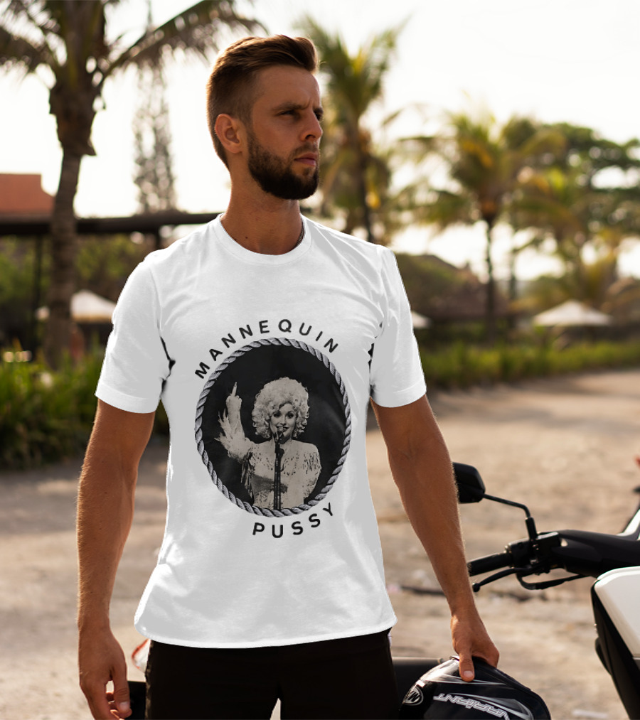 Mannequin Pussy Dolly Parton Country Music Finger T-Shirt