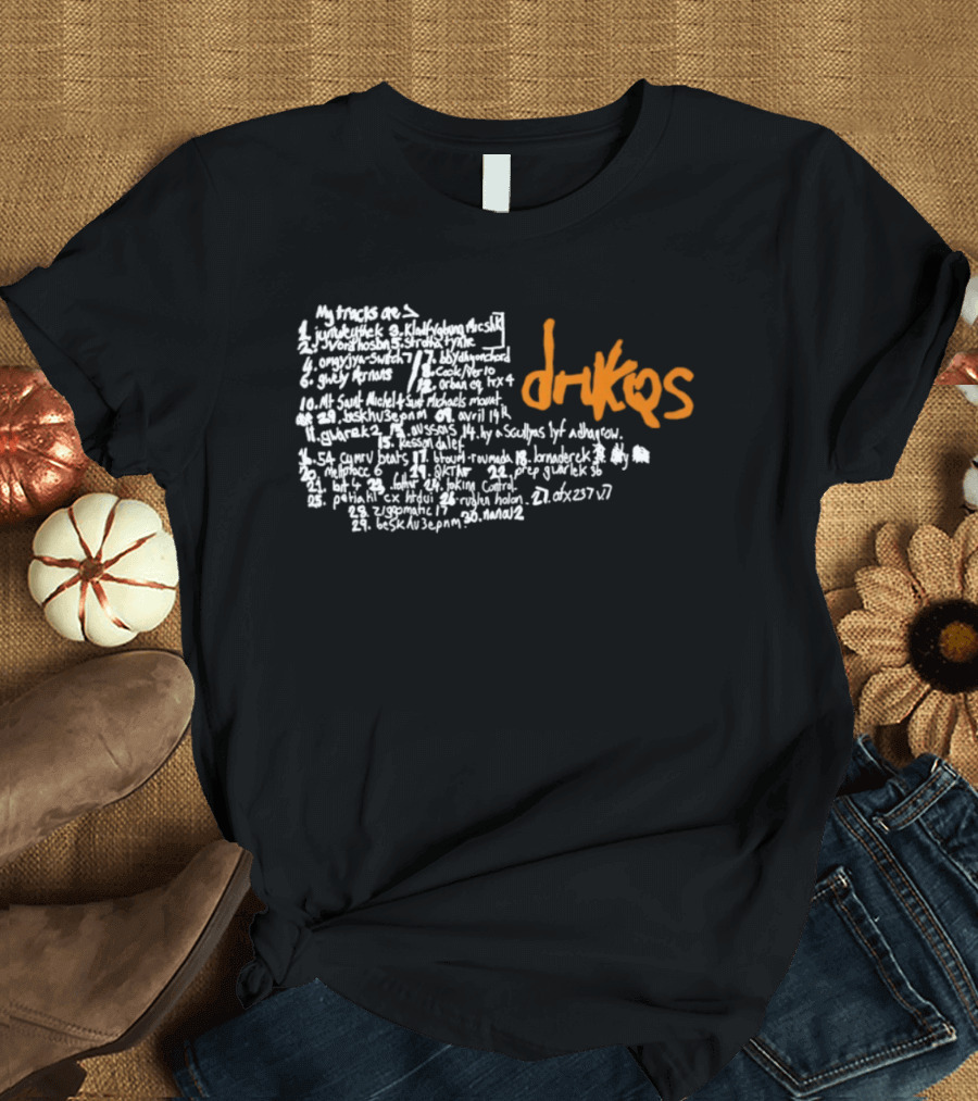 Aphex Twin Drukqs Tracklist Richard D James Brown T-Shirt