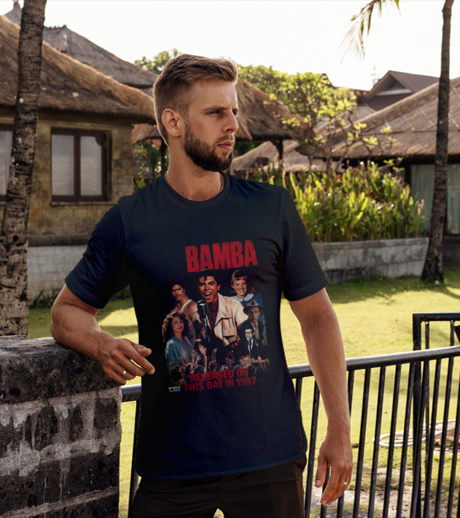Bamba Released On This Day In 1987 80s Movie T-Shirt
