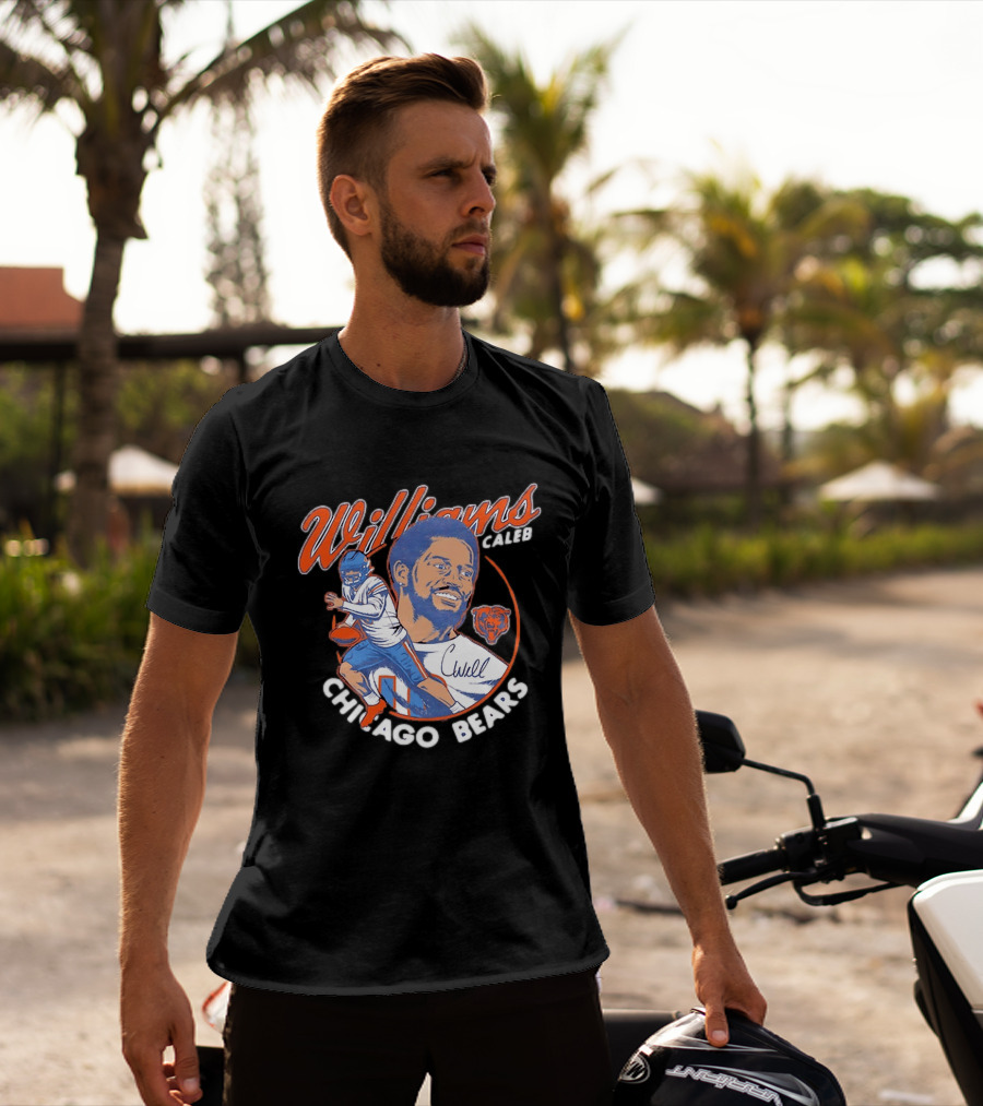 Williams Caleb Chicago Bears Football Player Bears T-Shirt