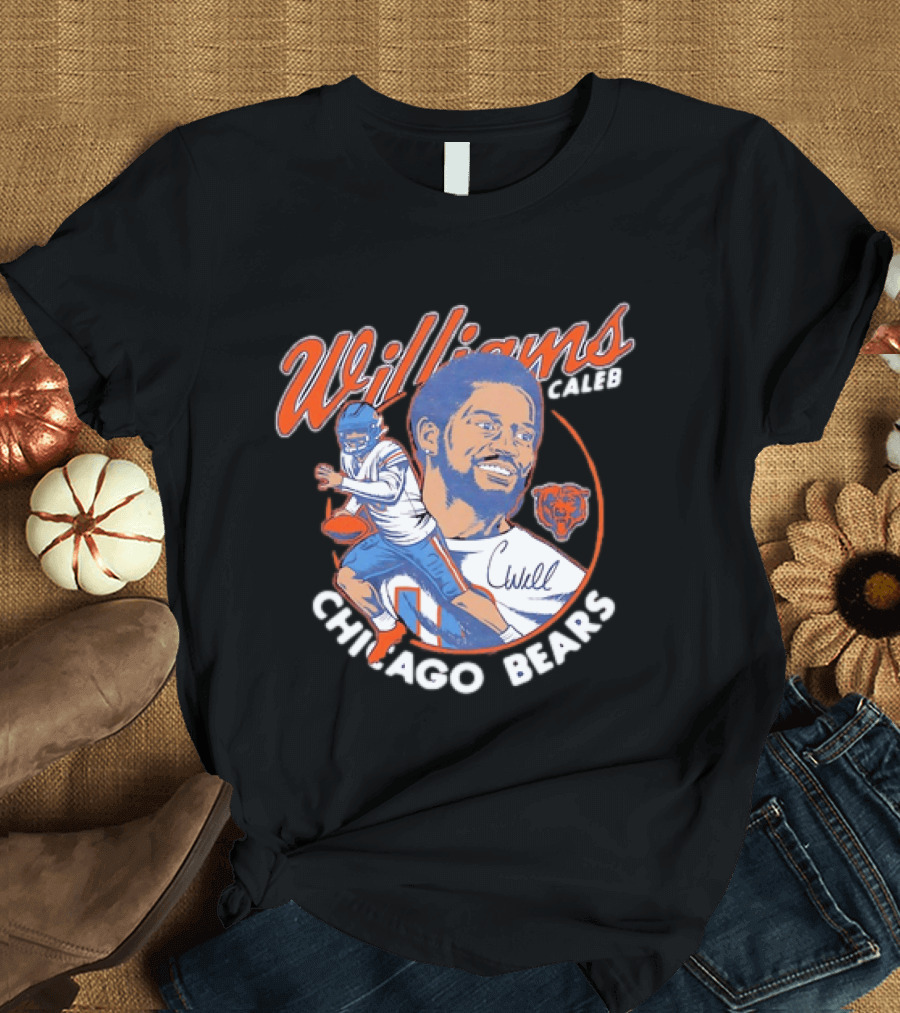 Williams Caleb Chicago Bears Football Player Bears T-Shirt