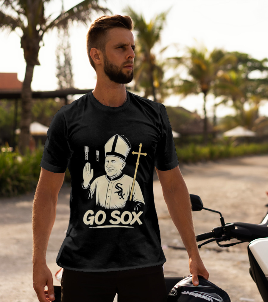 Pope Francis Go Sox Chicago White Sox MLB T-Shirt