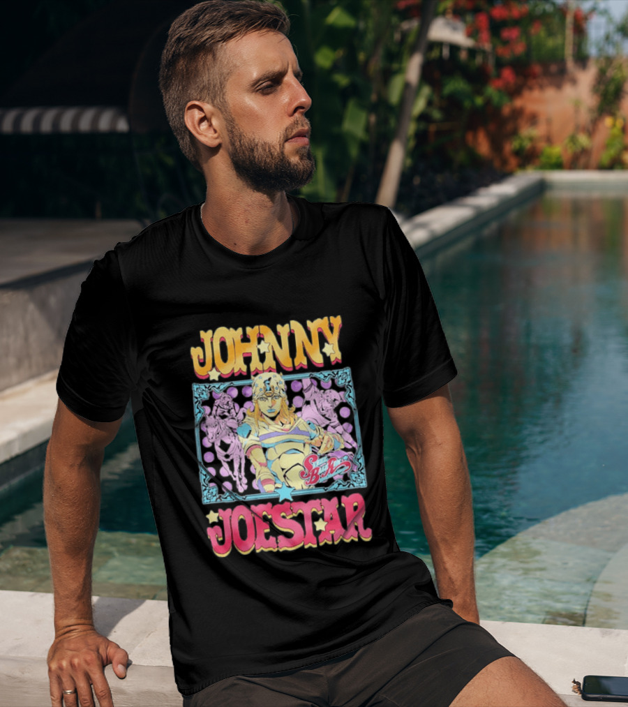 Johnny Joestar Steel Ball Run JoJo's Bizarre Adventure SBR Anime T-Shirt