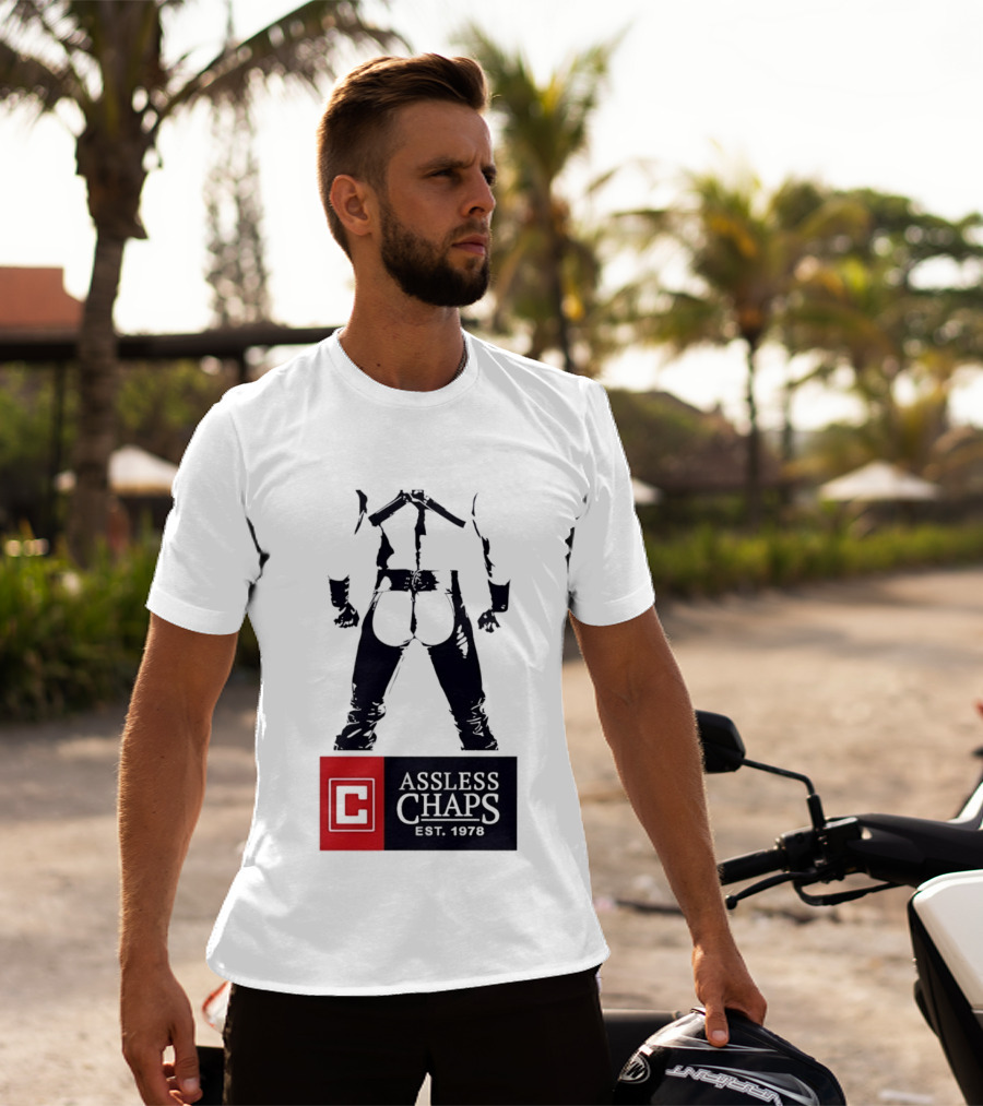 Assless Chaps Est 1978 Western Wear Biker Fashion T-Shirt