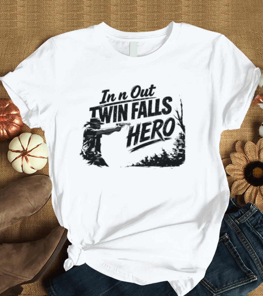 In N Out Twin Falls Hero Jordan Salinas Idaho T-Shirt