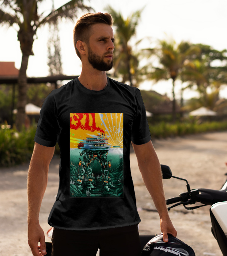 311 Kansas City MO 2026 Steamboat Robot T-Shirt
