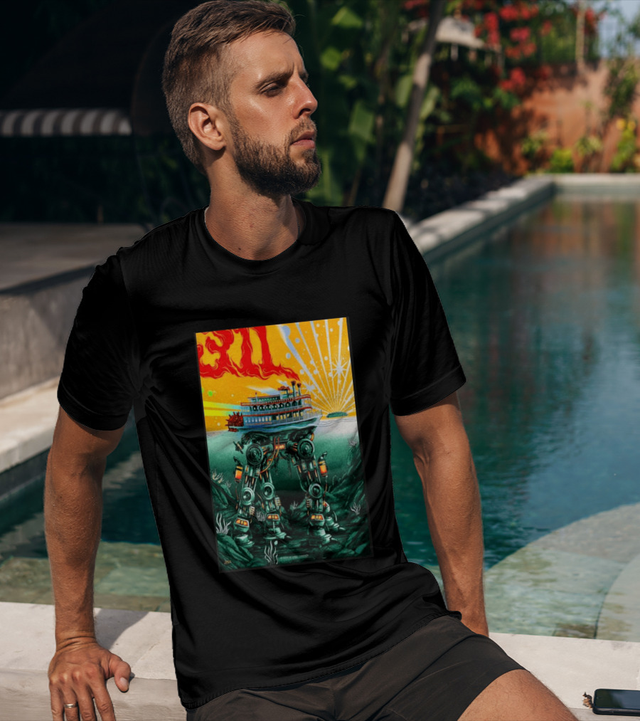 311 Kansas City MO 2026 Steamboat Robot T-Shirt