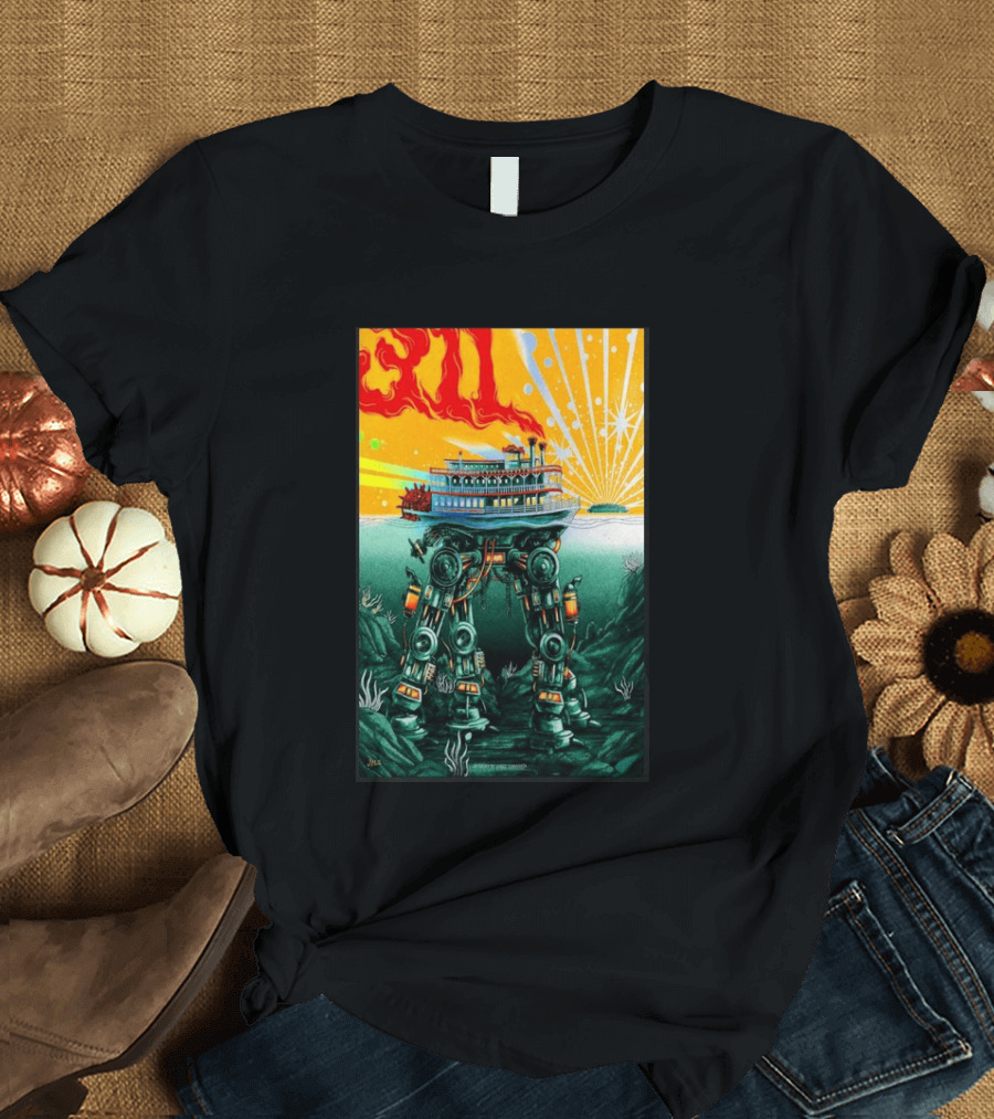 311 Kansas City MO 2026 Steamboat Robot T-Shirt