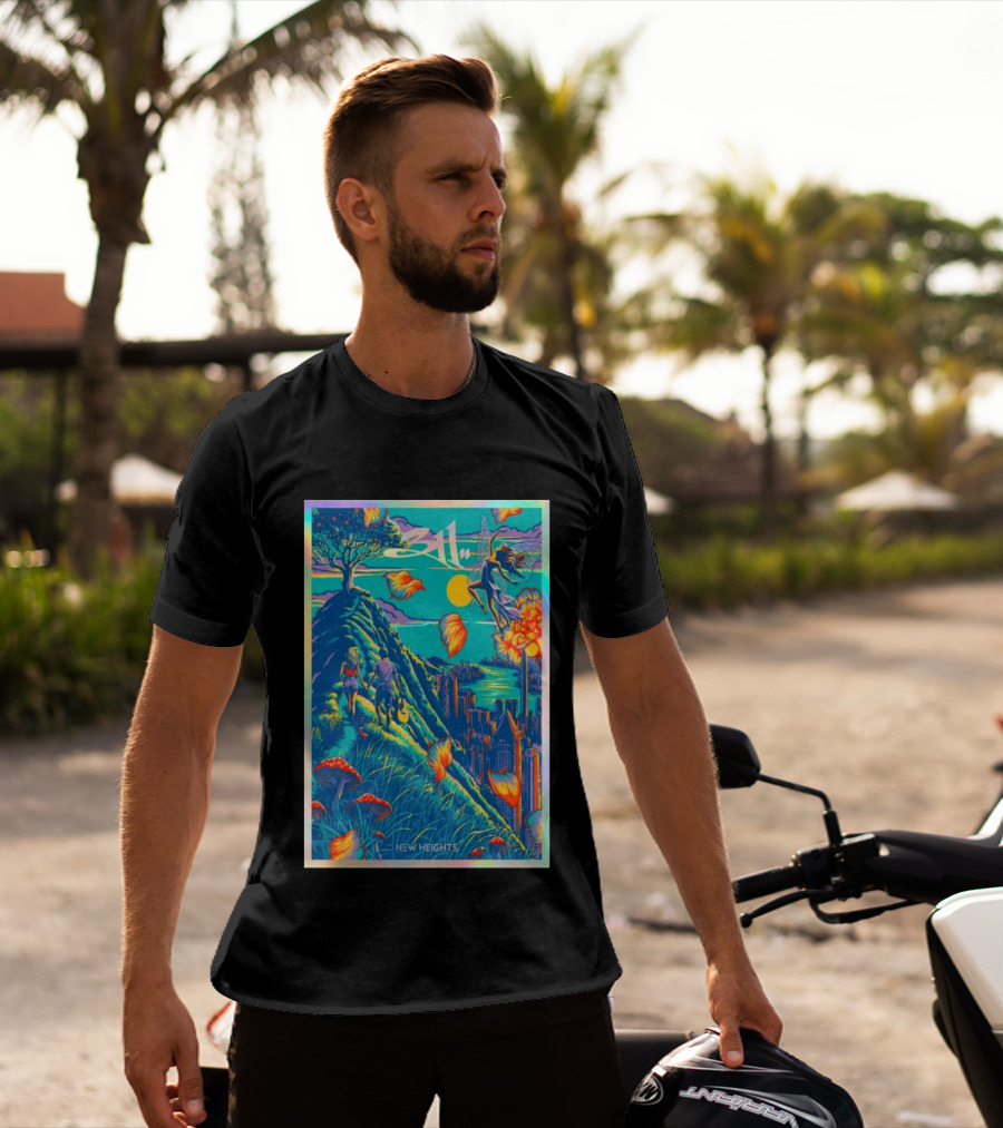 311 New Heights 2026 Fairy Cityscape Guitar Walk T-Shirt
