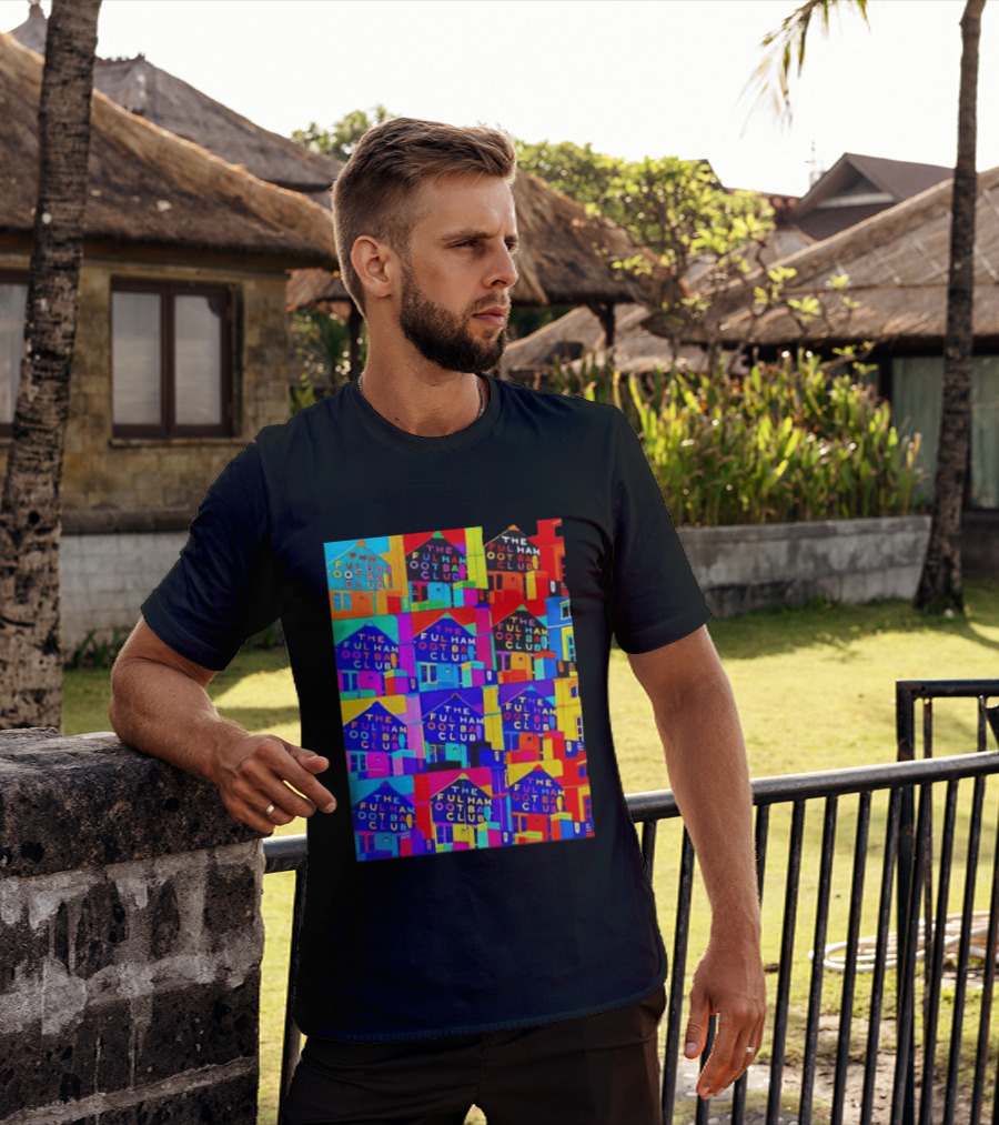 The Fulham Football Club Pop Art Craven Cottage T-Shirt