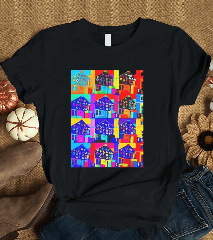 The Fulham Football Club Pop Art Craven Cottage T-Shirt