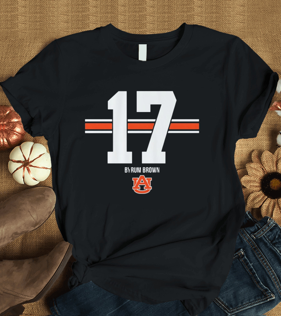 Byrum Brown Auburn Tigers 17 College Football Jersey Auburn University T-Shirt