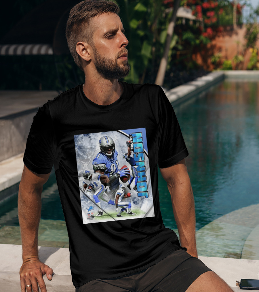 Calvin Johnson Detroit Lions NFL Football Superstar T-Shirt