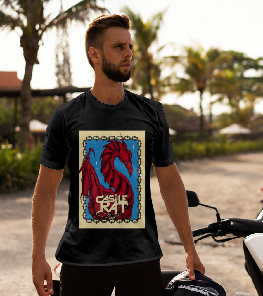 Castle Rat Red Dragon Marienthal Germany Aug 14 2026 T-Shirt