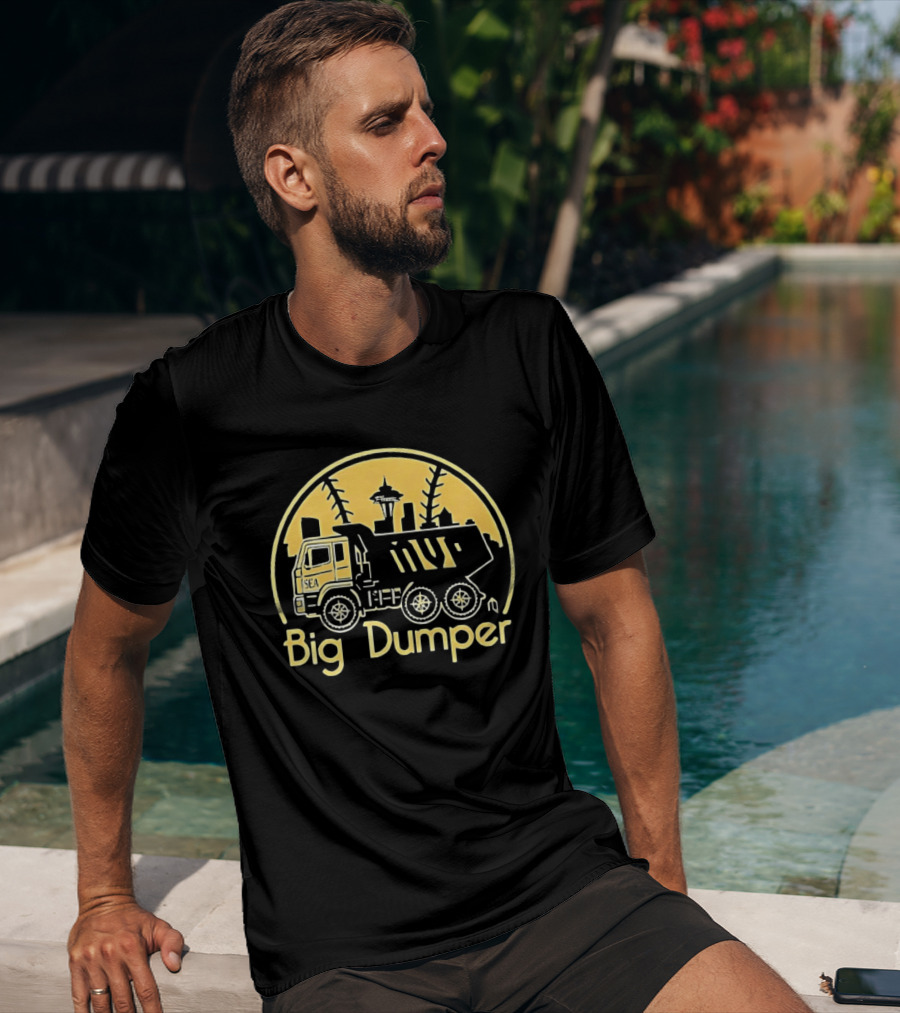 Big Dumper Cal Raleigh Seattle Skyline Truck Mvp T-Shirt