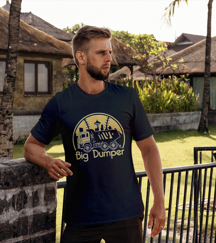 Big Dumper Cal Raleigh Seattle Skyline Truck Mvp T-Shirt