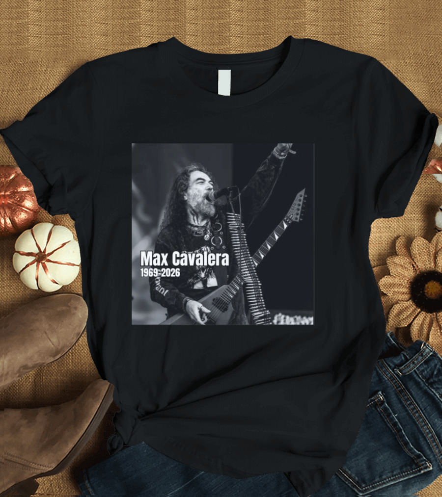 Max Cavalera 1969 2026 Heavy Metal Icon Performance T-Shirt