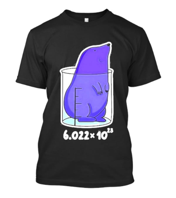 Mole 6.022 X 10²³ Avogadro Chemistry Beaker T-Shirt