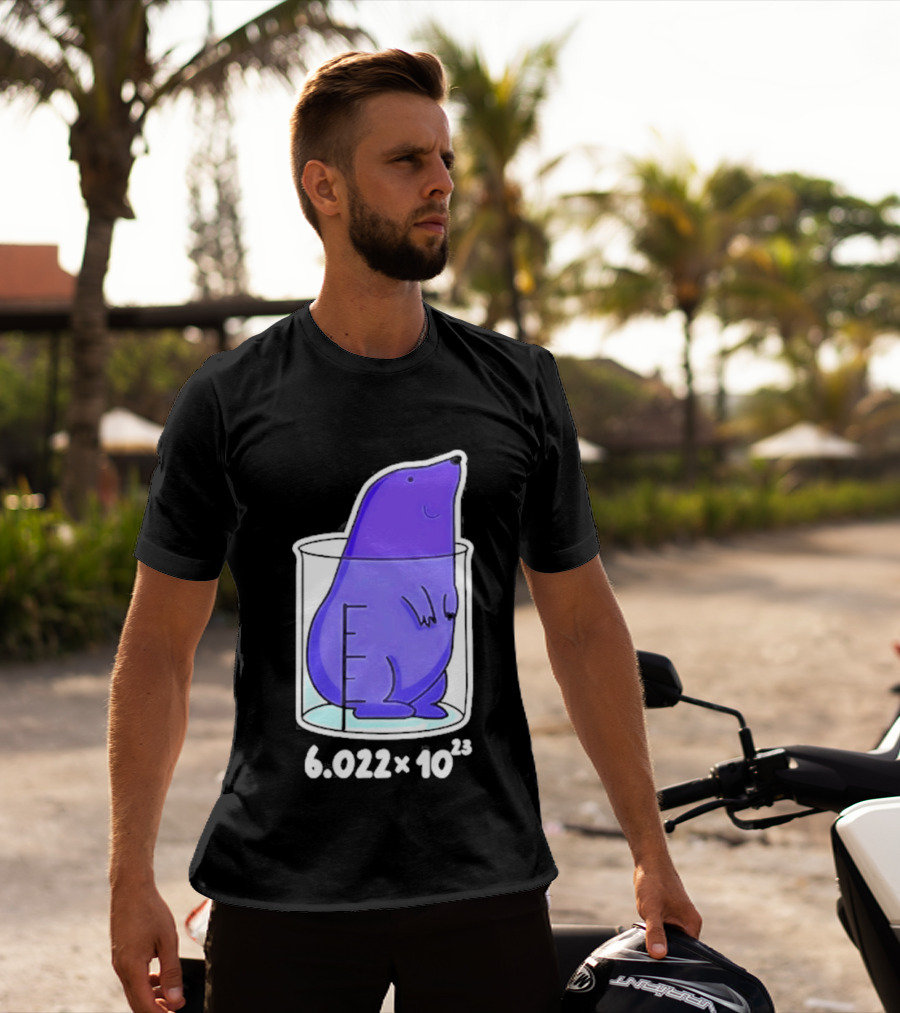 Mole 6.022 X 10²³ Avogadro Chemistry Beaker T-Shirt