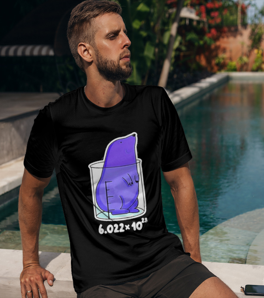 Mole 6.022 X 10²³ Avogadro Chemistry Beaker T-Shirt