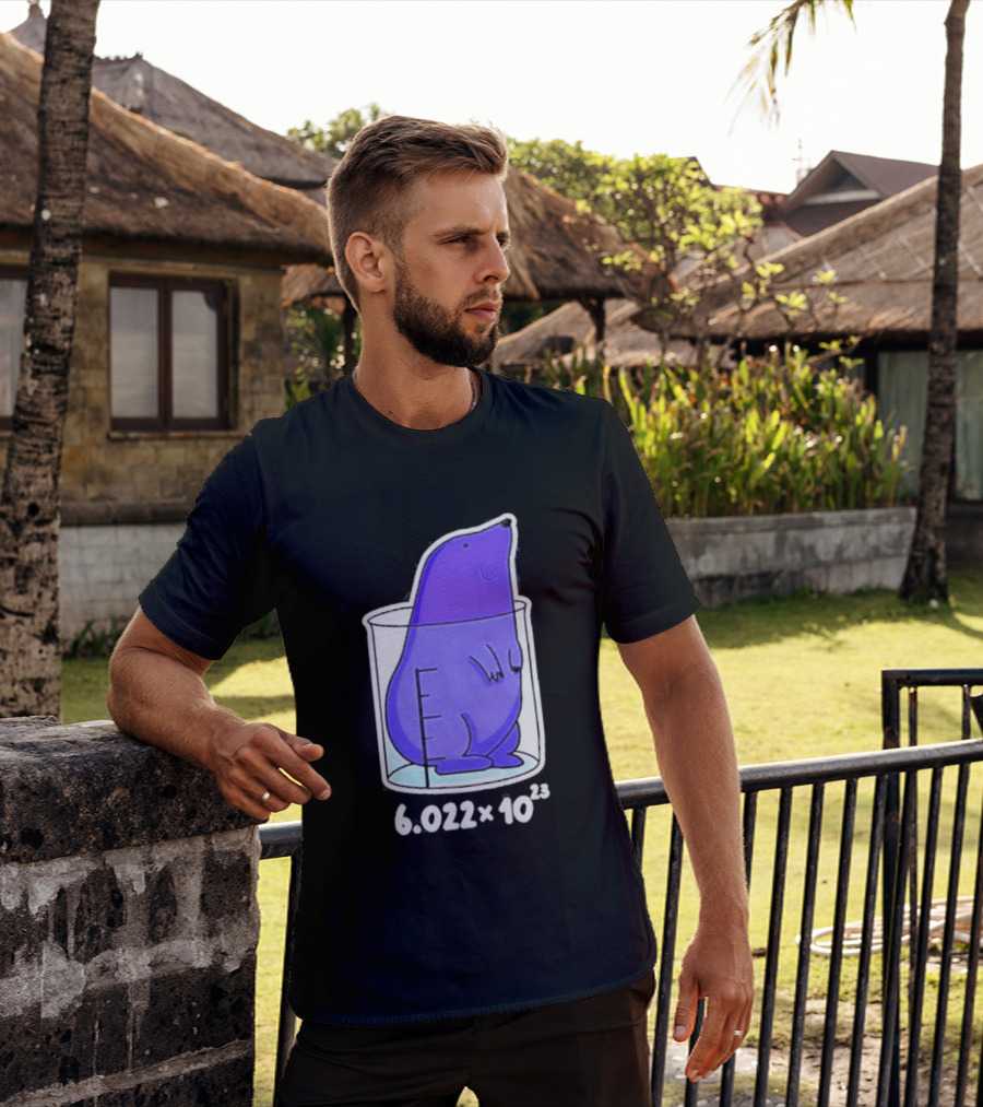 Mole 6.022 X 10²³ Avogadro Chemistry Beaker T-Shirt