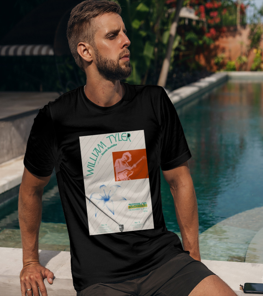 William Tyler Shazhad Shashidhar Zebulon California Concert November 5 6 7 2025 Mohave Gold Ojai Underground T-Shirt