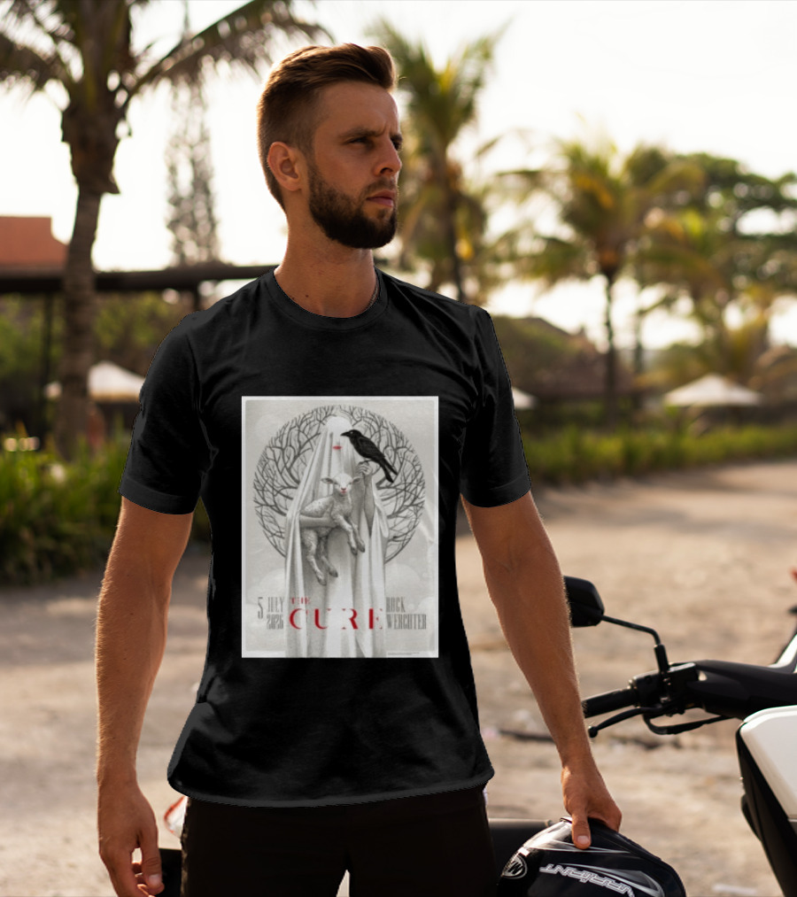5 July 2026 The Cure Rock Werchter Raven And Lamb T-Shirt