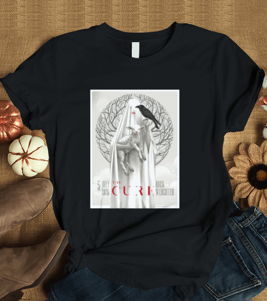 5 July 2026 The Cure Rock Werchter Raven And Lamb T-Shirt