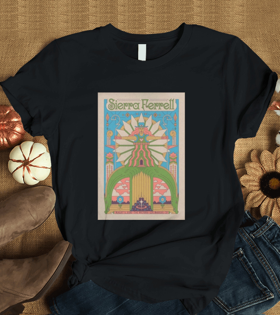 Sierra Ferrell August 5 2026 The Wiltern Los Angeles CA Psychedelic Tour T-Shirt