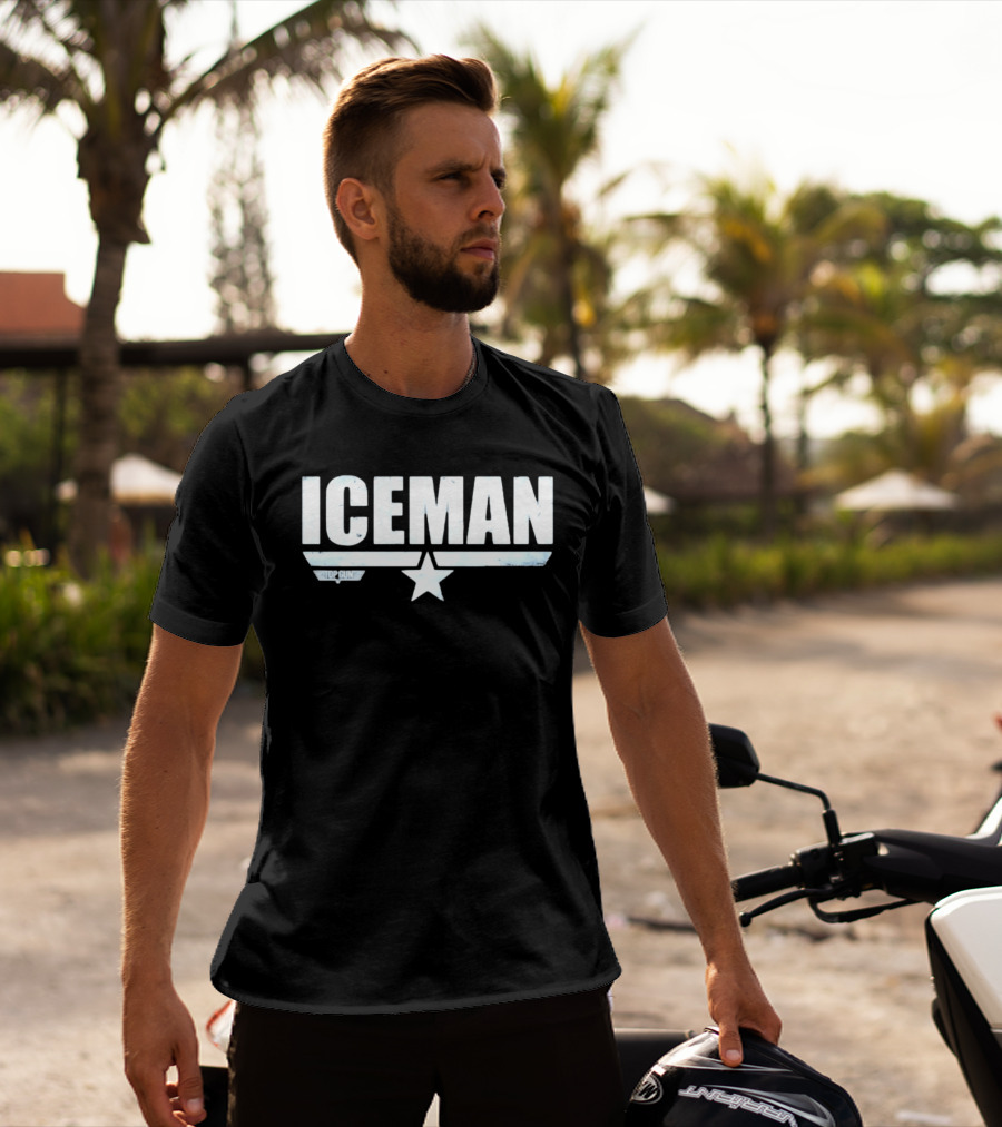 Top Gun Iceman Caleb Williams Chicago Bears T-Shirt