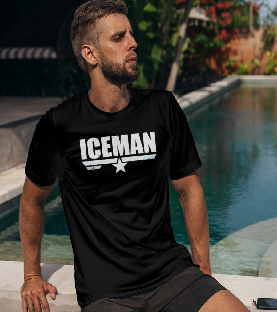 Top Gun Iceman Caleb Williams Chicago Bears T-Shirt