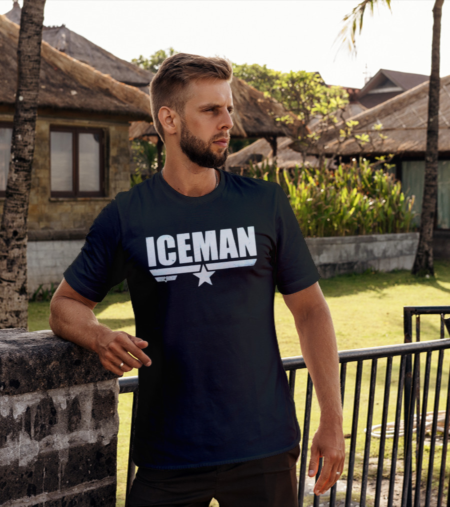 Top Gun Iceman Caleb Williams Chicago Bears T-Shirt