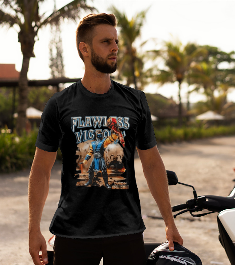 Flawless Victory Subzero Tappedin Mortal Kombat T-Shirt