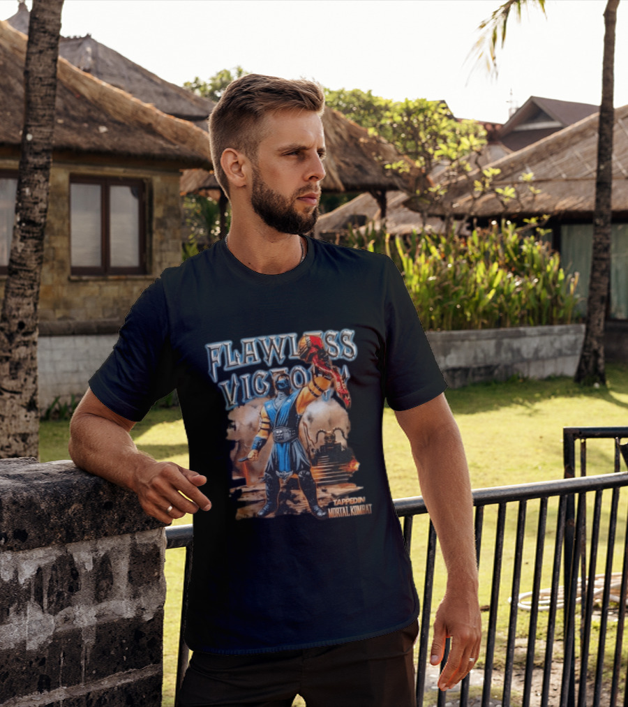 Flawless Victory Subzero Tappedin Mortal Kombat T-Shirt
