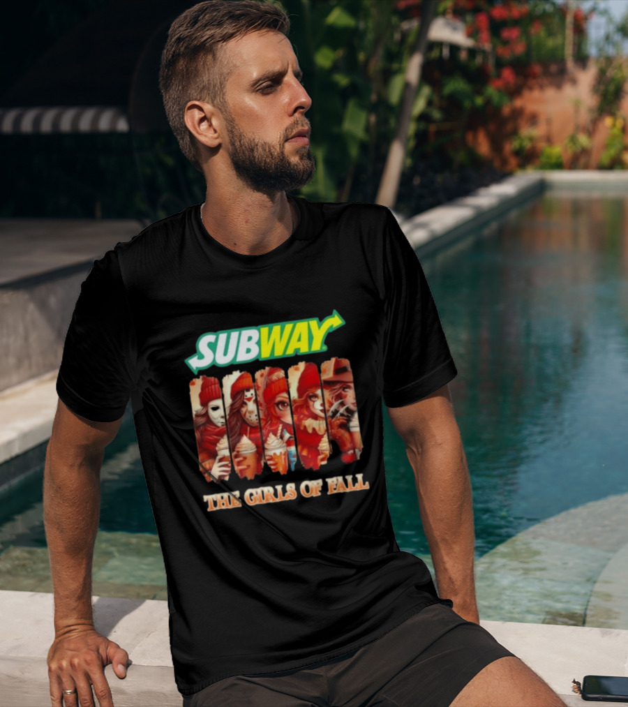 Trendy Subway The Girls Of Fall Cosplay Halloween T-Shirt