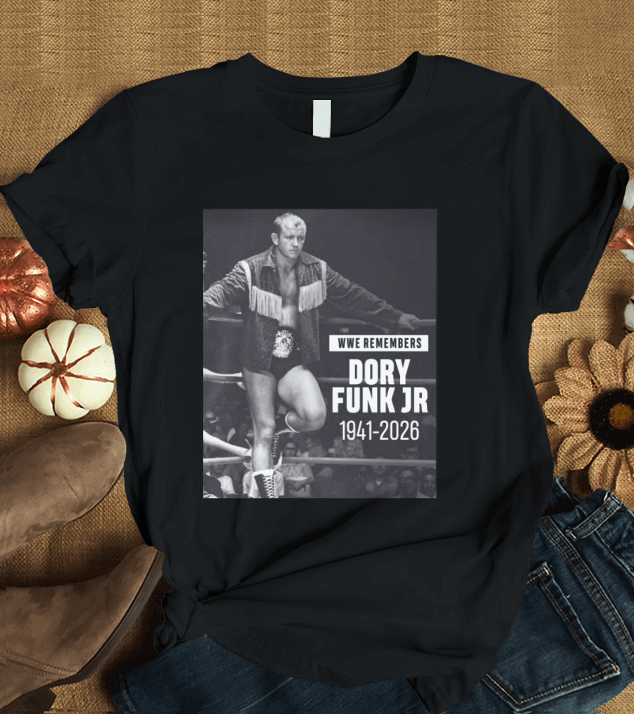 WWE Remembers Dory Funk Jr 1941 2026 T-Shirt