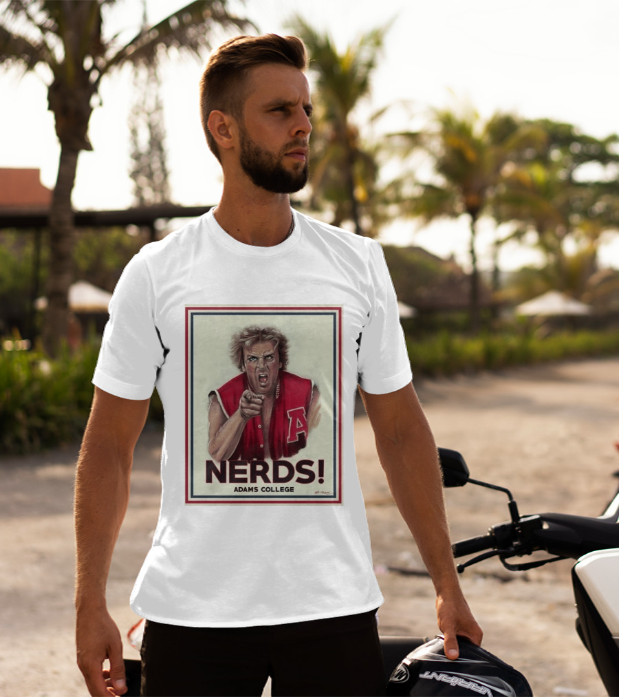 Adams College Nerds Remembering Donald Gibb 1954 2026 T-Shirt