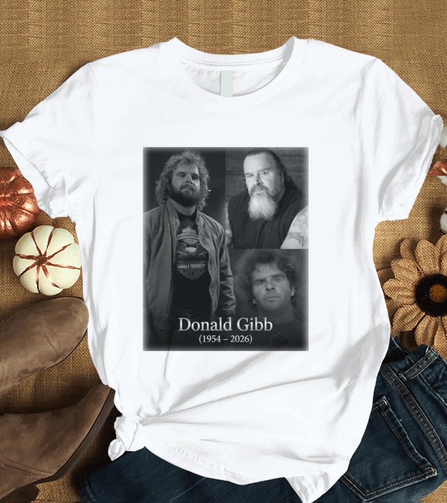Donald Gibb 1954 2026 Harley Davidson T-Shirt