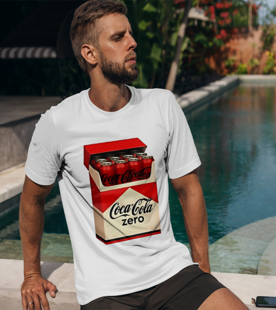 Coca Cola Zero Take The Edge Off Red Box Cans T-Shirt