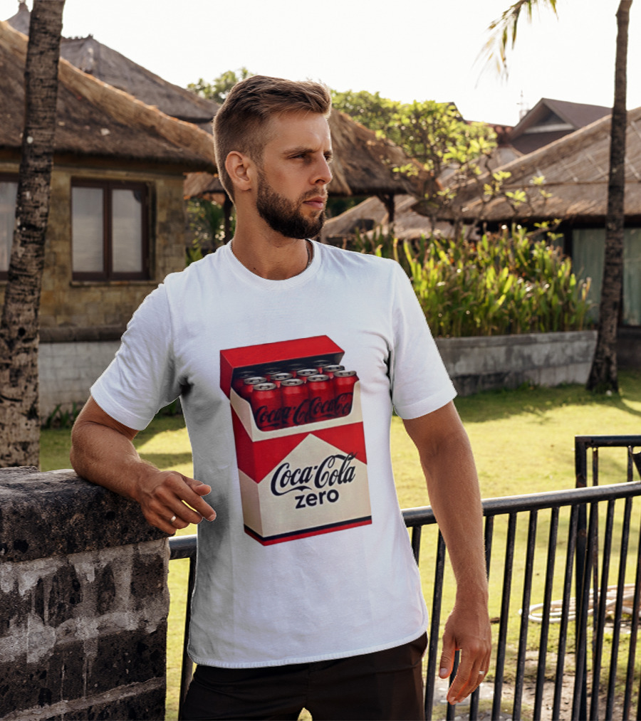Coca Cola Zero Take The Edge Off Red Box Cans T-Shirt