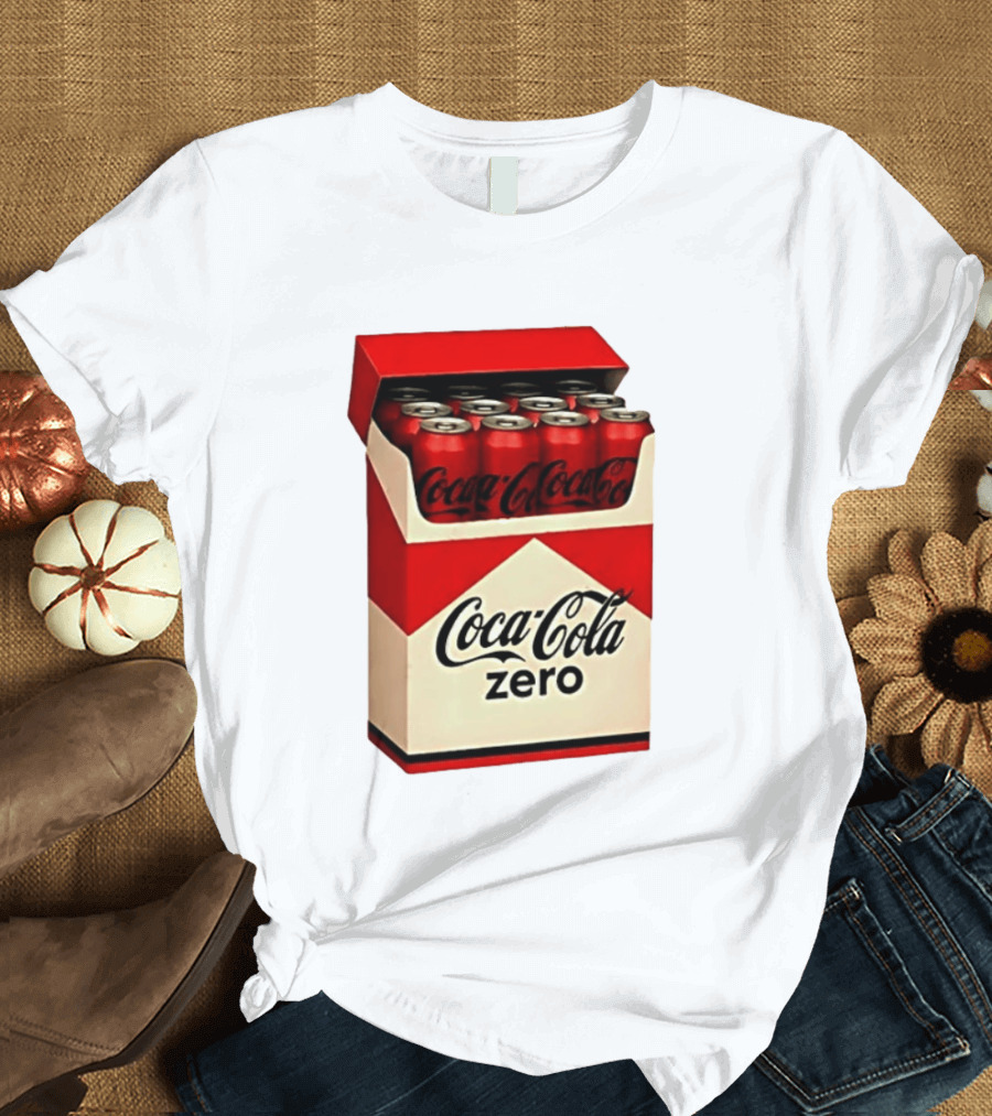 Coca Cola Zero Take The Edge Off Red Box Cans T-Shirt