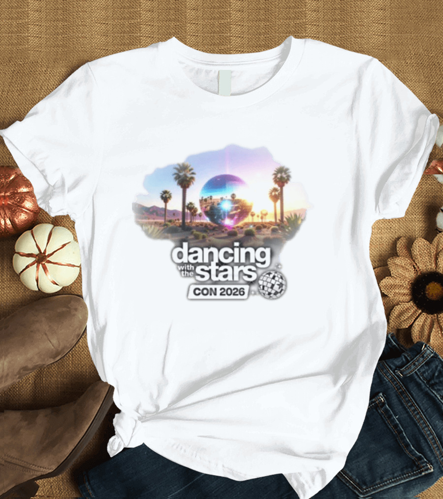 Dancing With The Stars Con 2026 Disco Desert Palm Oasis T-Shirt