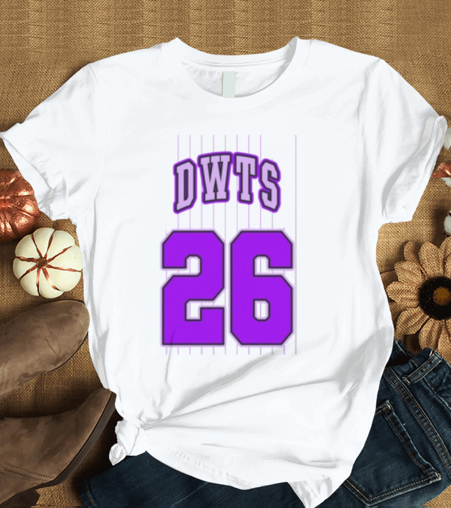 Dancing With The Stars DWTS Glitter Games 26 Jersey T-Shirt