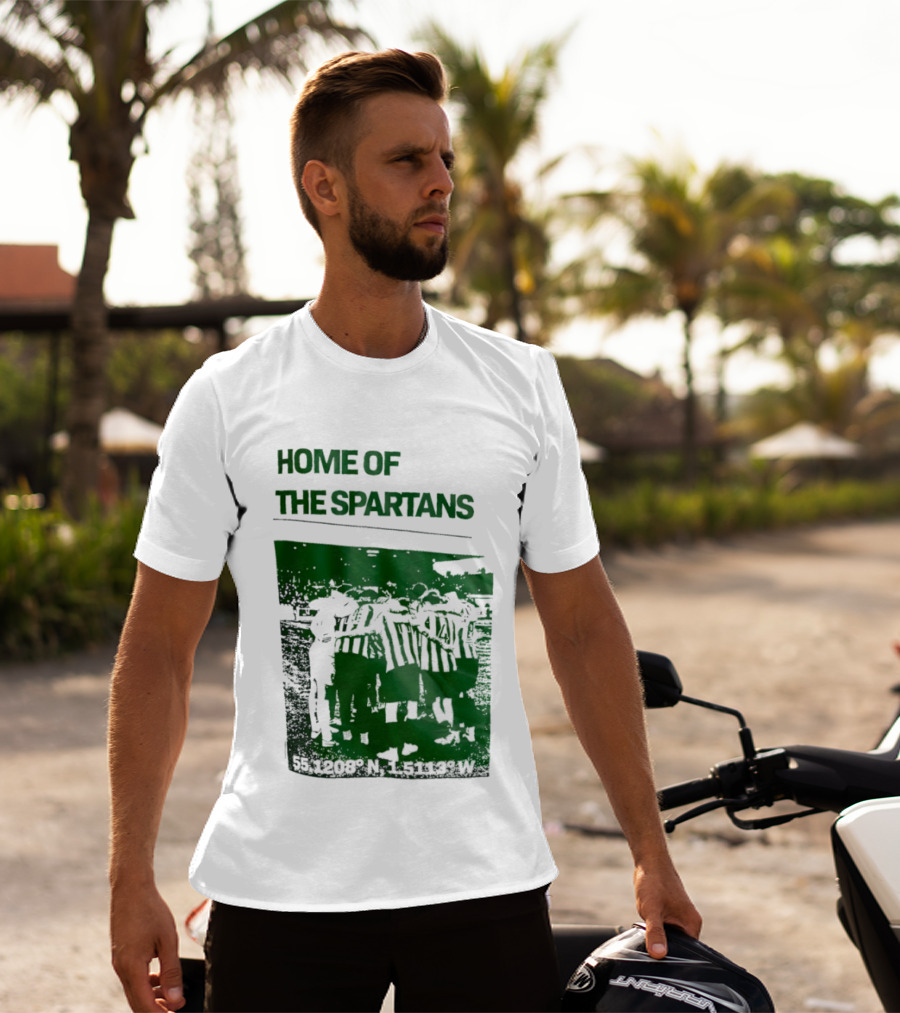 Home Of The Spartans 55.1208° N 15113° W T-Shirt