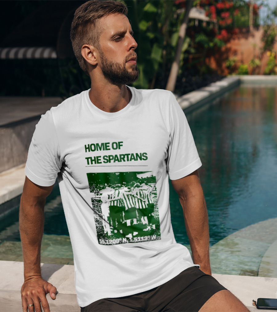 Home Of The Spartans 55.1208° N 15113° W T-Shirt