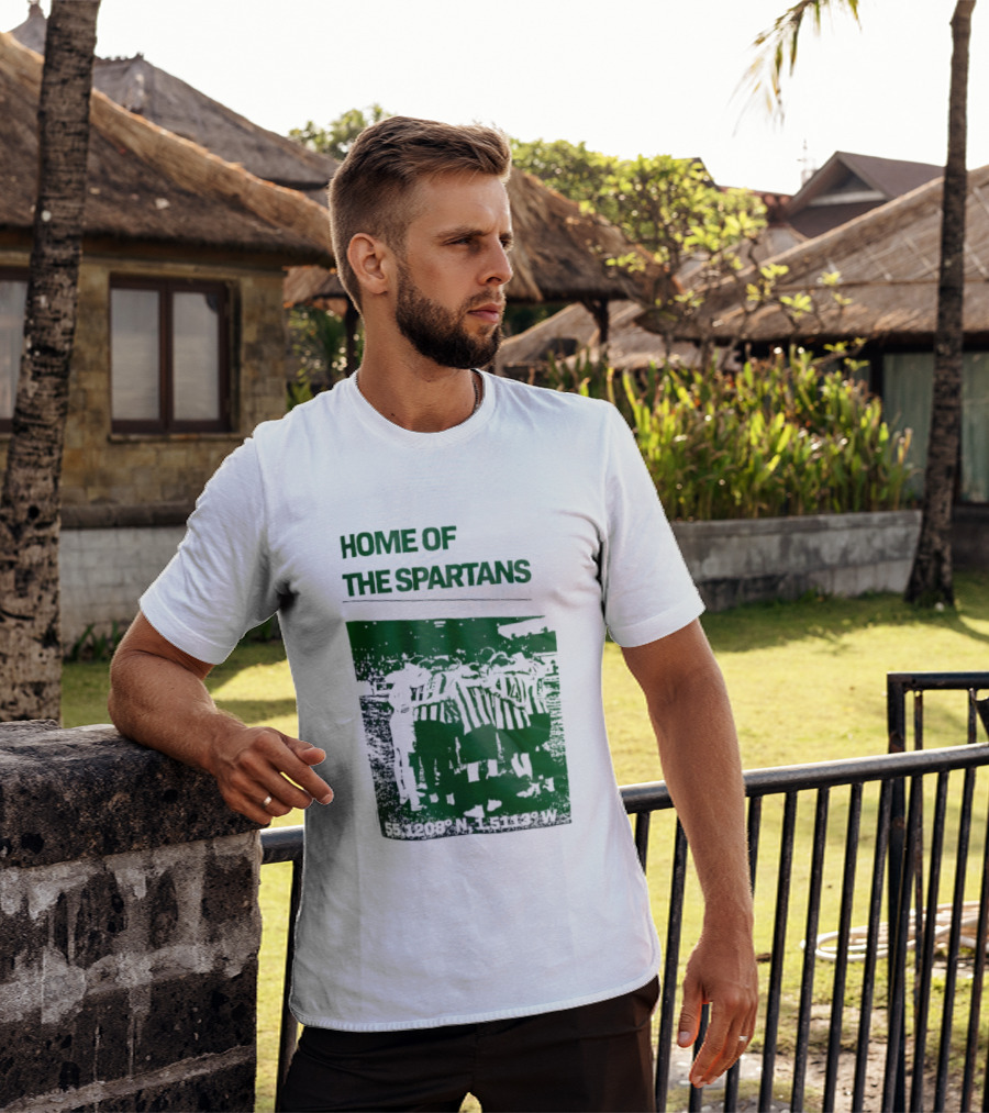 Home Of The Spartans 55.1208° N 15113° W T-Shirt