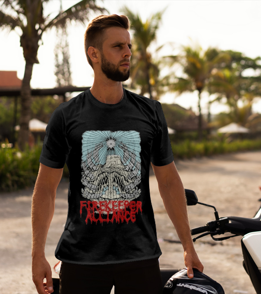 Fire Keeper Alliance Chief Mountain Thomas Hooper T-Shirt
