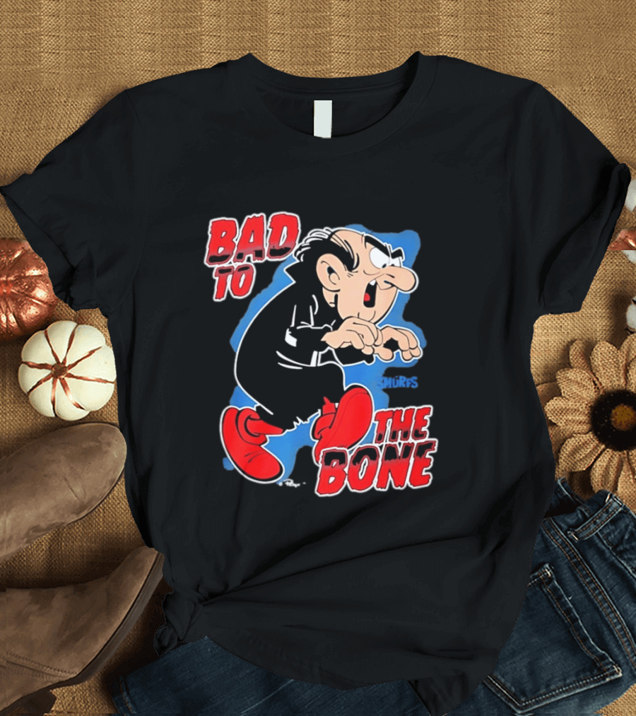 Gargamel Bad To The Bone Smurfs Cartoon Villain T-Shirt