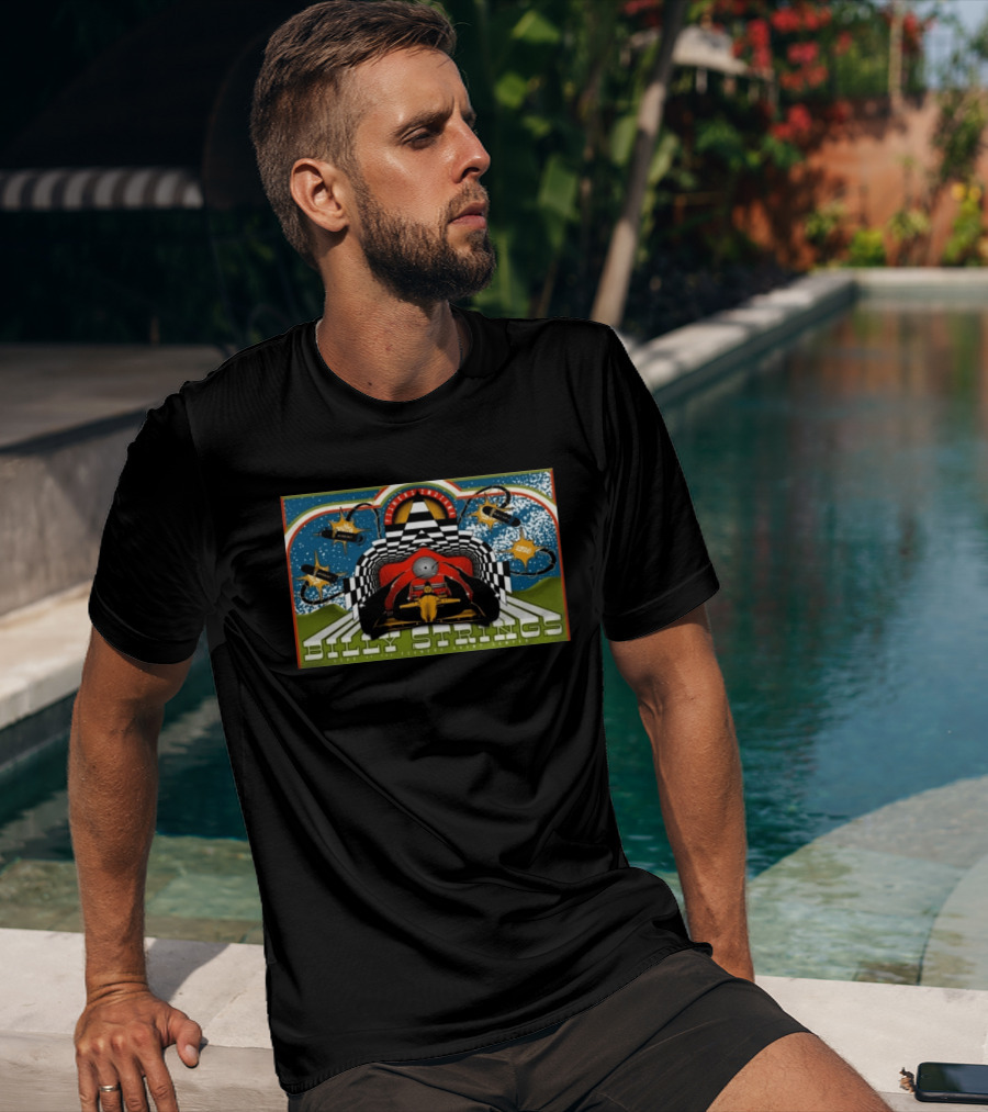 Billy Strings Live Fishers Event Center Aug 6 8 2026 Checkerboard Tunnel Race Car Aesthetic T-Shirt